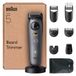 Braun Baardtrimmer Series 5, draadloze baardtrimmer heren, BT5565, grijs