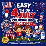 Easy 4th Of July Coloring Book For Kids