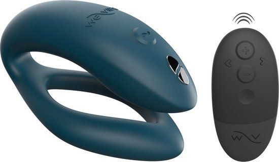 We-Vibe Sync O - Petrol - Partner vibrator - 8 cm - Oplaadbaar - Bediening via mobiele app