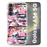 Cokitec Samsung Galaxy A56 5G Doodshoofd Patroon Versterkte Hoes