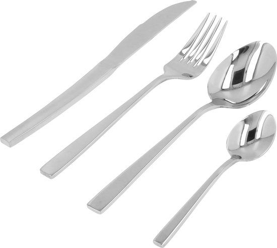 Krumble Bestekset van 4 - Zilverkleurig