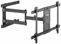 Gembird Full-Motion TV Wandbeugel 37–80 Inch – Kantel- en Draaibaar, VESA Compatibel 200x200–600x400, Zwart