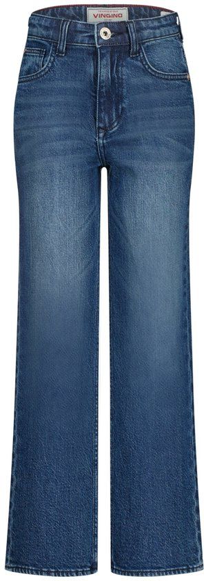 Vingino - Cecile - Meisjes - Flared jeans - Dark Used - Maat 170