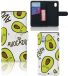 B2Ctelecom Avocado Singing Hoesje Alcatel 1B (2020) Groen Wit | Book Case