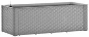 Jardinière surélevée avec auto-arrosage Gris 100 x 43 x 33 cm
