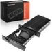 BMW Porte-gobelets 5 voies pour BMW E60 E61 Touring - console centrale avant - convient aux années modèles 2001-2010 - pièce de rechange OEM 51459125626 - noir