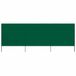 vidaXL Windscherm 3-panelen 400x80 cm stof groen