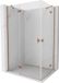 Mexen Mist-H Duo cabine de douche pivotante gauche 105 x 80 cm, transparent, cuivre brossé