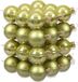 Othmar Decorations Kleine kerstballen - 36x st - pistache groen - D4 cm - glas