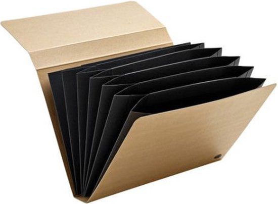 Multo Sorteermap A4 7 Vakken - Bruin