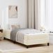 Maison Exclusive - Lit cadre avec matelas crème 90 x 200 cm tissu
