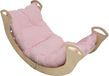 Skyline fauteuil, model C, van hout, Montessori-stijl, XL, opvouwbaar, roze