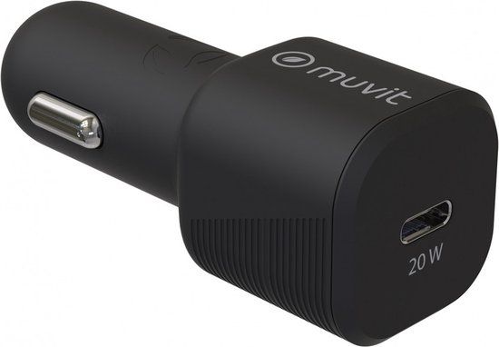 Muvit MCDCC0009 Universele Autolader Zwart 20W Snel Opladen