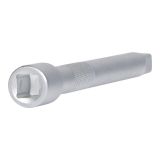 KS Tools 3/8" verlenging met kartel, 150 mm