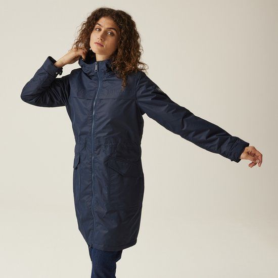 Regatta Regenjas Wandelen Dames Waterproof Ademend Lichtgewicht Romine Ii Blauw Polyester