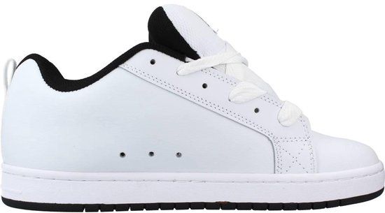 DC Shoes Court Graffik Sneakers - White / Black / Black - EU 43 - Men