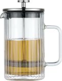 KLAUSBERG Koffie-/Thee Zetter - Glas - 0.6L - Piston Theepress