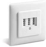 Goobay 3x TAE-NFN Wall Plate, Flush Mount