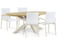 Lifestyle Garden Furniture Lifestyle Lifestyle Brandon/Brookline 200 cm dining tuinset 5-delig