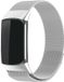 Strap-it luxe Milanese band geschikt voor Fitbit Charge 6 (zilver)