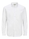 Jack & Jones Heren overhemd plus size loose fit overhemd, Wit/fit: losse pasvorm, 7XL Grote maten