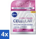 NIVEA CELLULAR Expert Filler Dagcrème SPF 15 - 4 x 50 ml