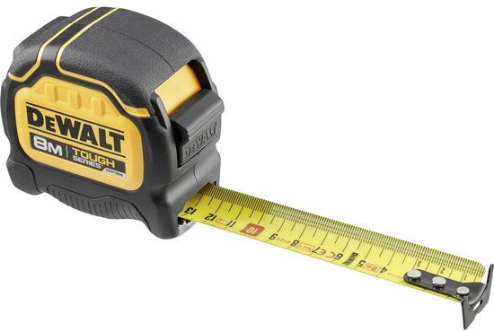 DeWALT DWHT36928-0 TOUGH Rolbandmaat 8m x 32mm - Blokkeerknop - Kunststof - 1 jaar garantie