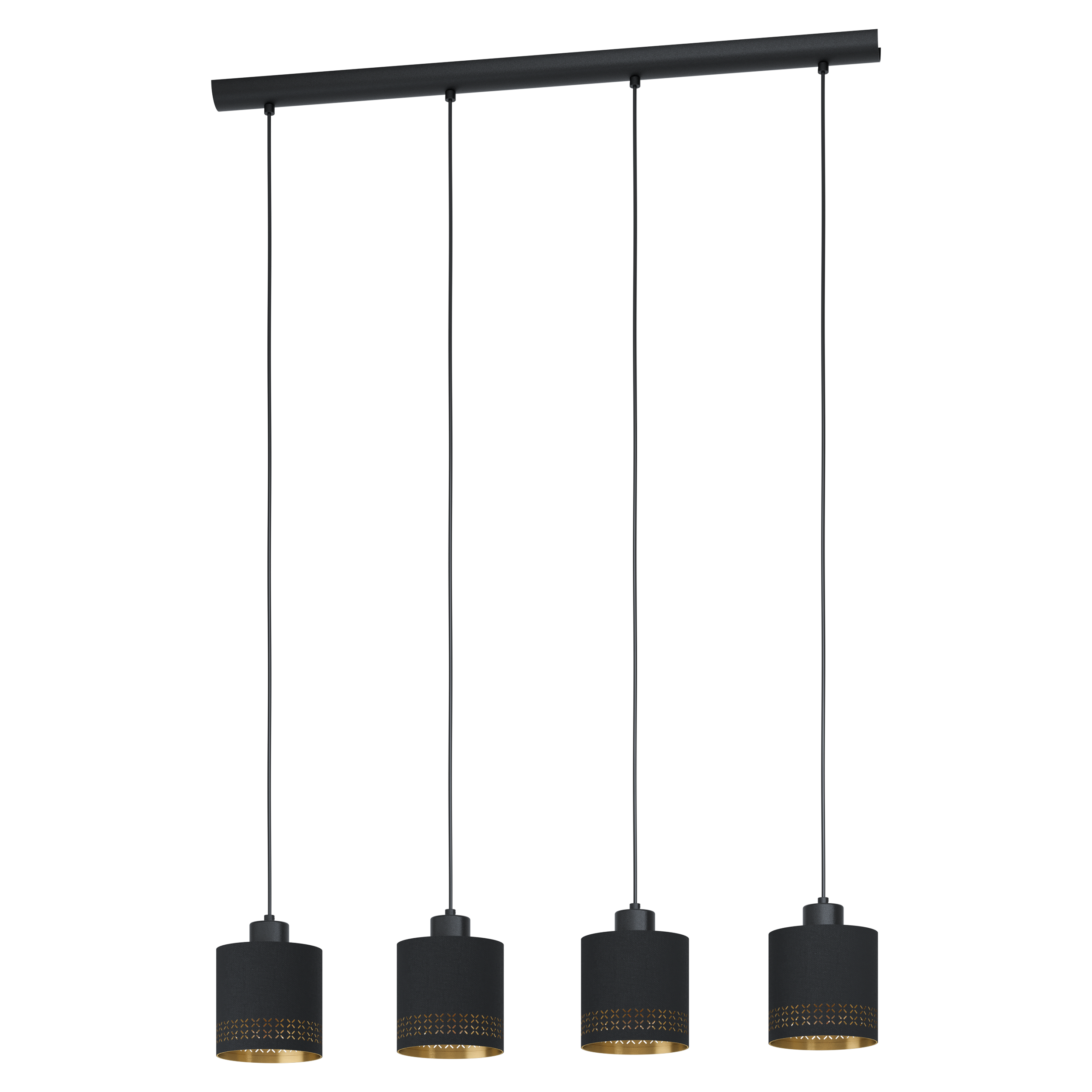 EGLO Esteperra Hanglamp - Zwart - Staal - E27 - 110cm