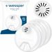 Wessper 3x Actitex schijffilter voor Wessper Activemax, geschikt voor 0,5 liter en 500 ml flessen