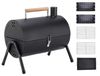 Merkloos Draagbare Barrel Smoker Grill voor Buiten