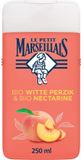 Le Petit Marseillais Gel douche Bio pêche blanche & Bio nectarine - 6 x 250 ml