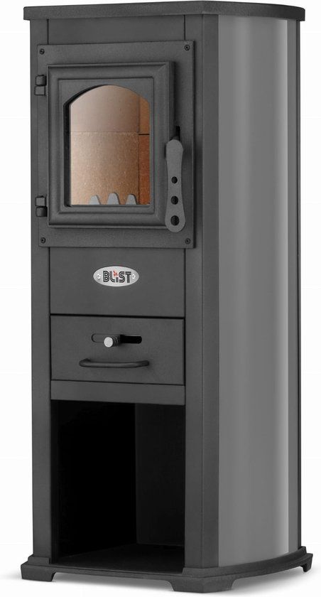 Viking Choice Houtkachel - Vrijstaand - 6,6kW tot 8,5kW - Antraciet