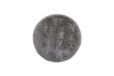 LUXOR living Coste Coussin d'assise en fausse fourrure, coussin de chaise comme décoration, salon ou coussin de siège, coussin d'assise douillet, chaise, coussin décoratif, 40 cm, rond, anthracite, 1 pièce