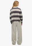 Superdry Athletic Essentials joggingbroek met wijde pijpen Dames Grey Marl Katoen/Elastaan UK14-EU42