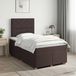 Maison Exclusive - Lit boxspring avec matelas marron foncé 120 x 200 cm tissu