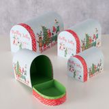 Boltze Home cadeau geschenkdozen set Hollyjolly multicolor karton.