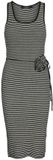 Vero Moda Bloom Petite Robe mi-longue sans manches Noir L Femme