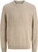 JACK&JONES JJCARL KNIT CREW NECK Heren Gebreide truien Lange mouw Acryl Katoen Grijs S