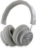 DKNY Casque Bluetooth à motif à carreaux - Circum-auriculaire Luxe Beige