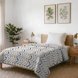 bedrukte Italian Bed Linen Fantasy Zomerdekbed, bedrukt, vulling van polyester, hippie, 170 x 270 cm