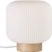 Nordlux Milford Lampe de table - Ø20cm - E27 - Brun/Blanc