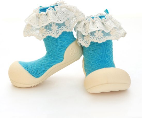 Attipas Lady blauw babyschoenen sloffen maat 20