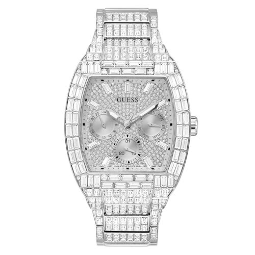 Guess Zilverkleurig multifunctioneel horloge, Zilver, ICONIC 40E
