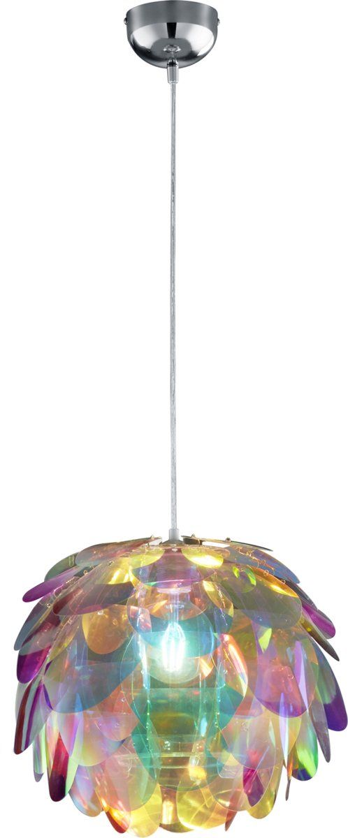 Reality CLOVER Hanglamp - Transparant - 1 lichts - E27 - 4017807305098
