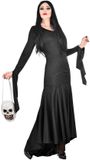 Widmann Milano Party Fashion Morticia Addams Family Kostuum Vrouwen XL Zwart