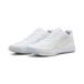 PUMA Accelerate Turbo 4 uniseks handbalschoenen, Grijs/Wit/Zilver, Maat 37