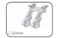 Jamara Rear-wing houderset voor spanning/Major Buggy