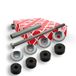 febi bilstein 41630 Stabilisator Link met moer, ringen en bussen, pak van één