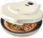 Four à pizza, 1450 W, plaques en céramique, 30 cm, couleur crème