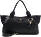 GUESS Suzy 3 Compartment Satchel Black Zwart Handtas